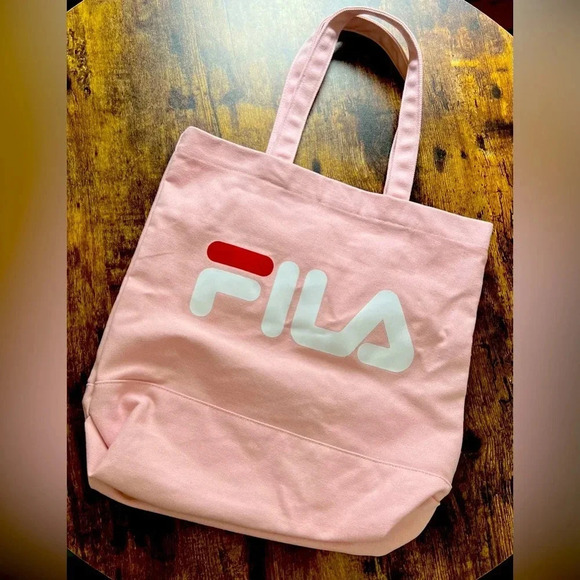 FILA | pink canvas tote bag - Picture 1 of 13